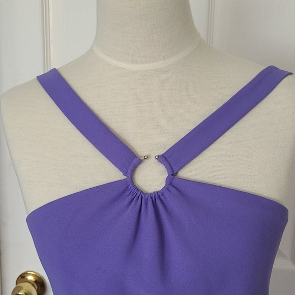 Halter purple.dress - Picture 3 of 3